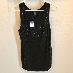Rue 21 sequined tank top NWT